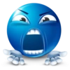 أزرق غاضب