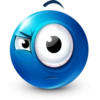 أزرق عين واحدة