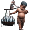 أطفال وقرود مضحكة 2